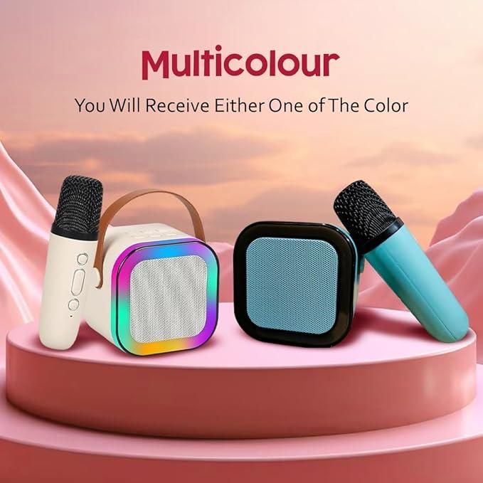 Bluetooth Karaoke Speaker with Microphone for Parties Fun