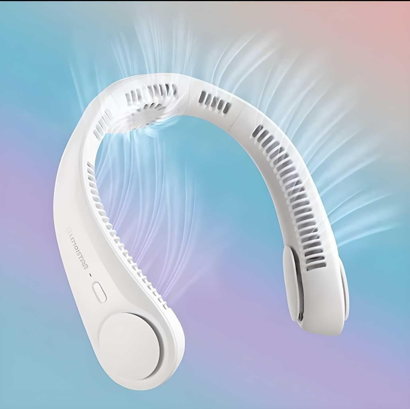 Portable Bladeless Neck Fan – Rechargeable Hanging Cooling Solution - My Store