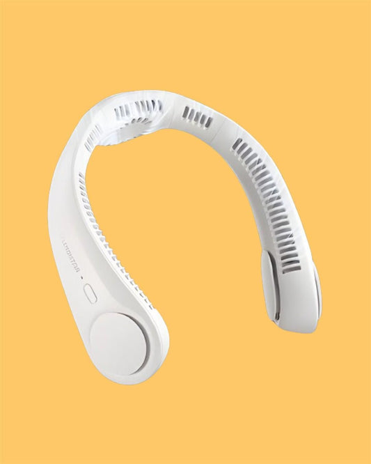 Portable Bladeless Neck Fan – Rechargeable Hanging Cooling Solution - My Store