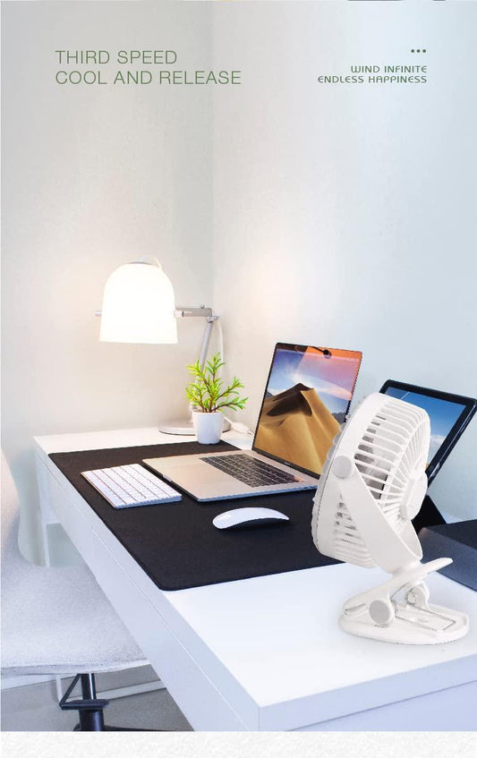 Super Airflow Silent USB Desktop Fan – Portable Cooling Solution - My Store
